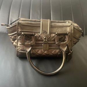 Burberry gunmetal handbag
